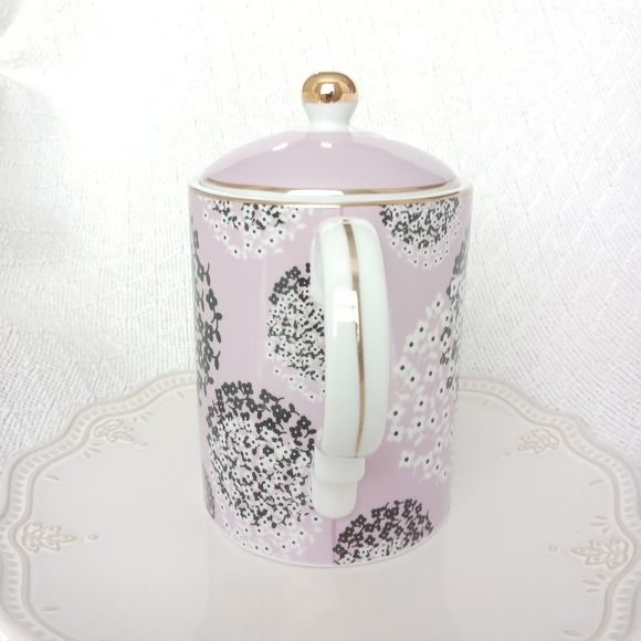 Grace Fine Ceramic Purple Floral Teapot - Picture 4 of 13